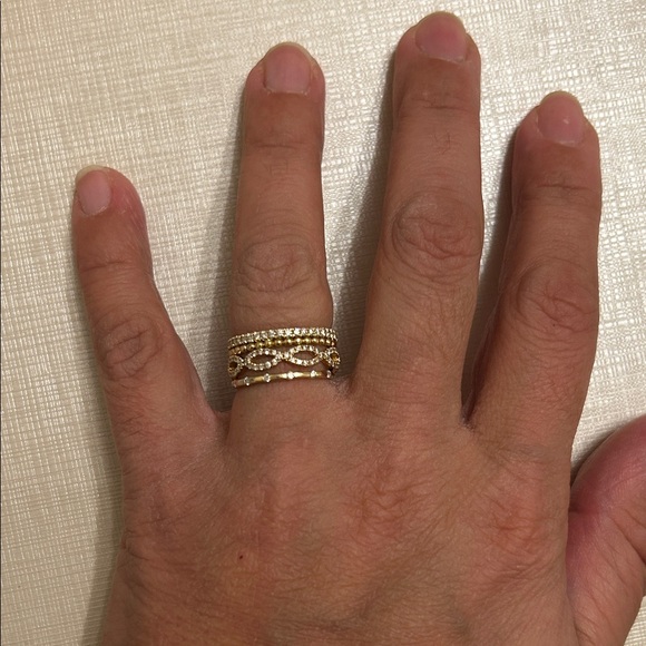 Dana Rebecca poppy Rae diamond pebble Ring - Picture 4 of 4